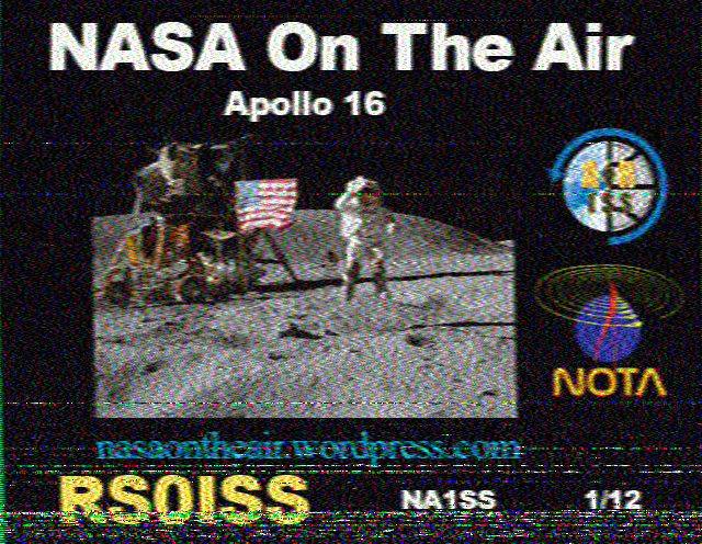 استقبال ISS SSTV وتجارب الراديو المعرف برمجياً (SDR): بثوث بطيئة مستقبَلة من المحطة الفضائية الدولية وهوائياتنا.
