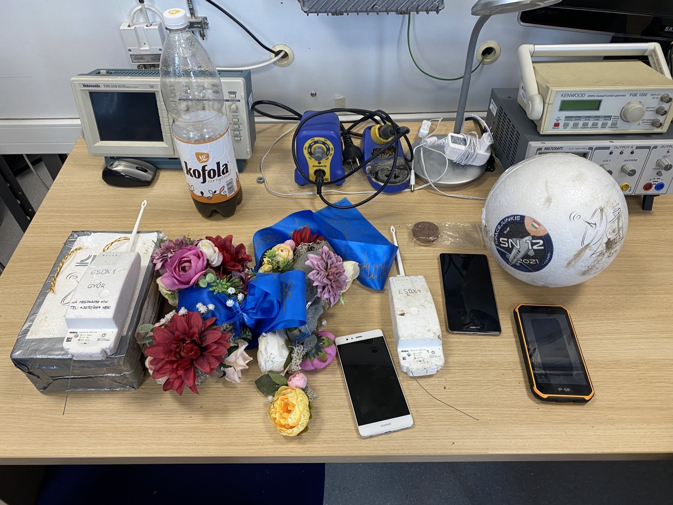 Photos from the experiment 19