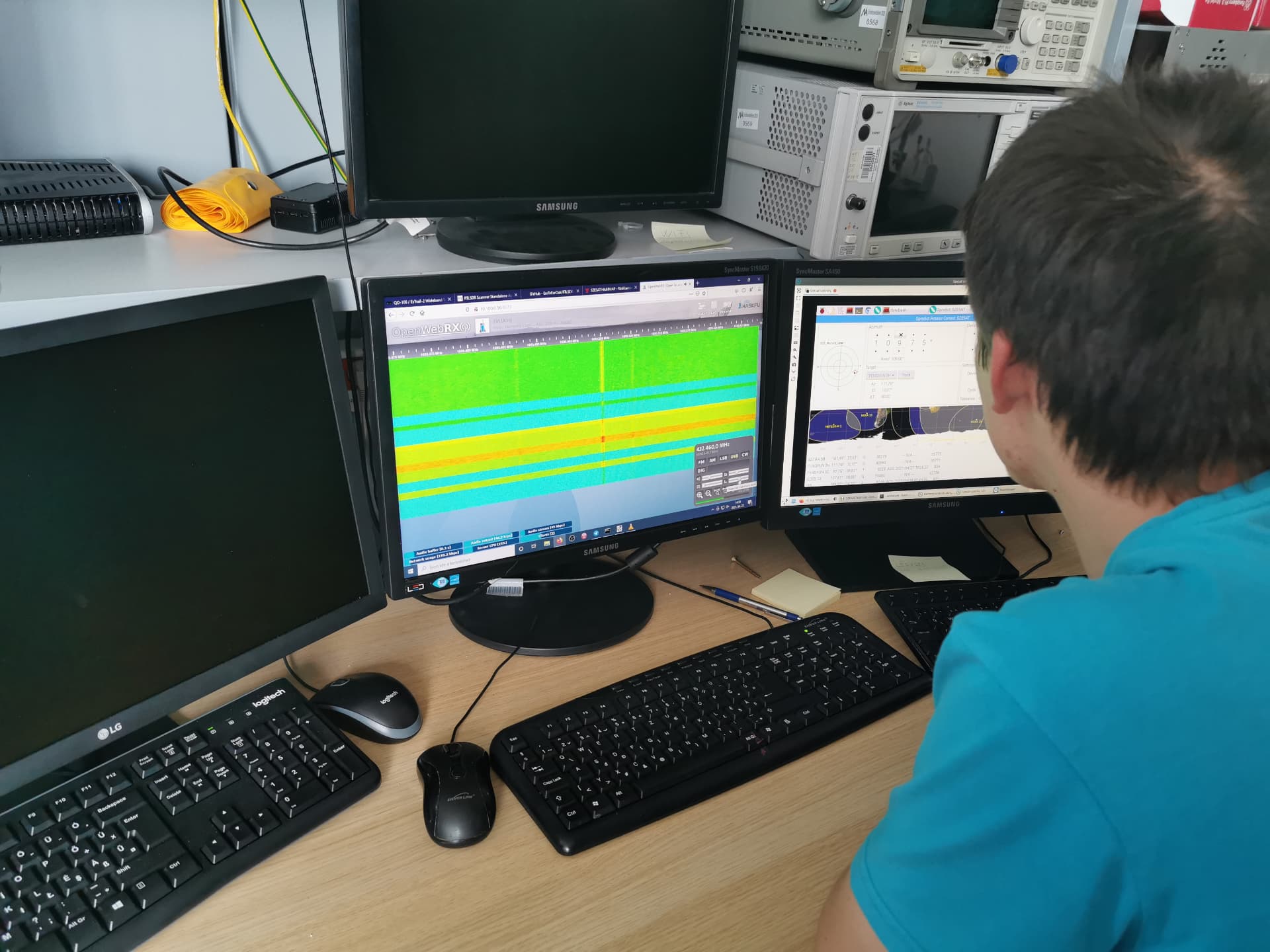 GOES – vezérlő munkaállomás OpenWebRX és rotorvezérlő szoftverrel
