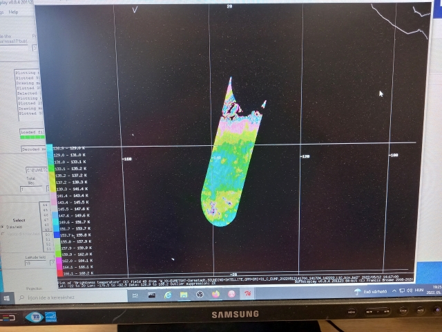 EUMETSAT – GPM GMI fényerő-hőmérséklet a Csendes-óceán felett